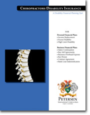 Personal Disability Insurance Brochure - Chiropractors